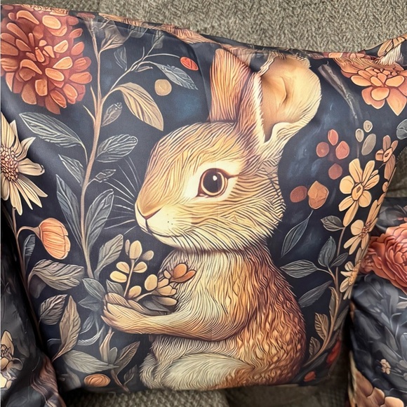 Vintage Floral Animal Print Throw Pillow Covers Double Sided - Picture 8 of 10